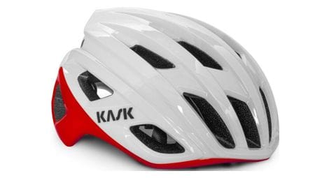 Casco kask mojito3 blanco rojo