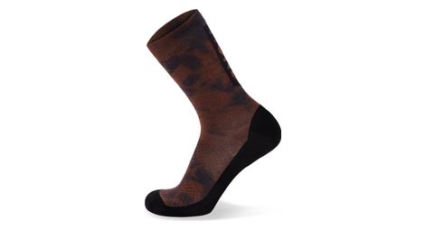 Chaussettes unisexe mons royale atlas merino crew marron