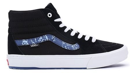 Zapatillas vans sk8-hi marble negras / blancas / azules
