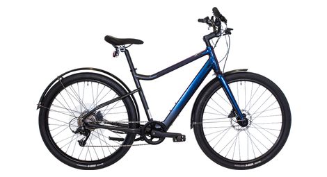 Producto reacondicionado - bicicleta eléctrica de ciudad cannondale treadwell neo 2 eq microshift 8v 250wh 650b violeta / negra 2023