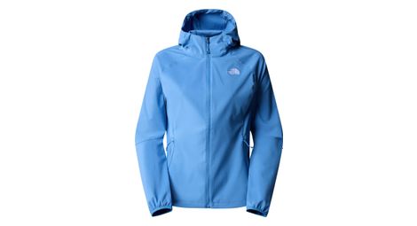 Damen-softshelljacke the north face nimble hoodie blau l