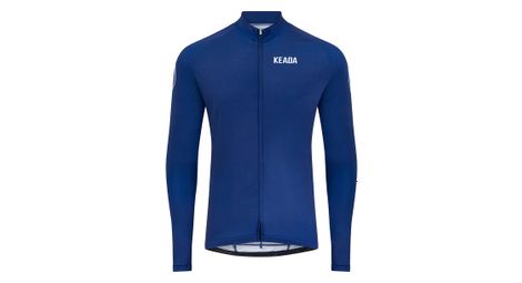 Maillot de cyclisme femme essentiel à manches longues - marine