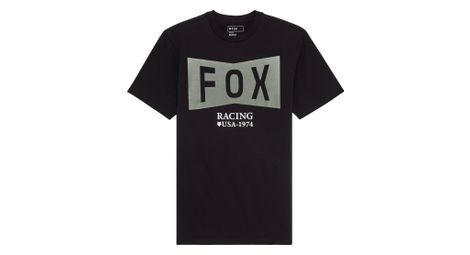 T-shirt Manches Courtes Fox Typeface Premium Noir