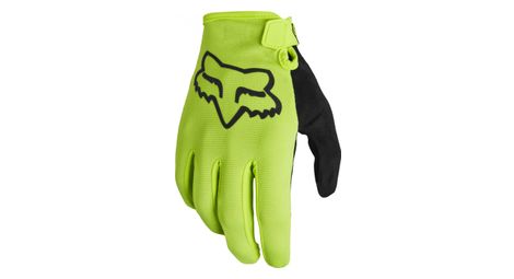 Guantes fox yth ranger niños amarillo neón