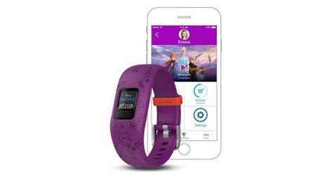 Montre enfant garmin vívofit 2 disney la reine des neiges 2