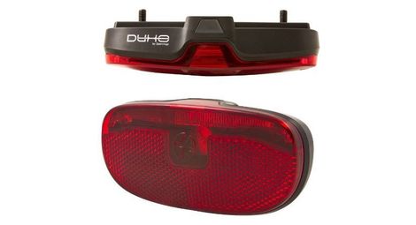 Eclairage vélo arrière - position sur porte bagage - Dynamo