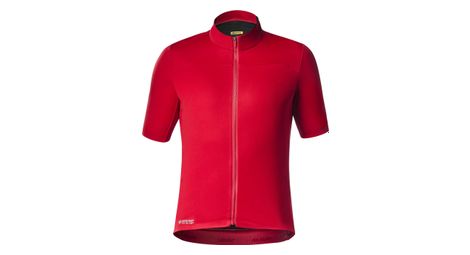 Maillot manches courtes mavic mistral haute rouge