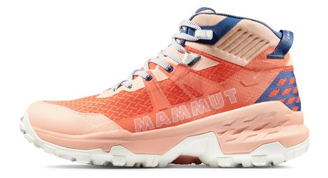 Chaussures de randonnée femme mammut sertig ii mid gore-tex rose