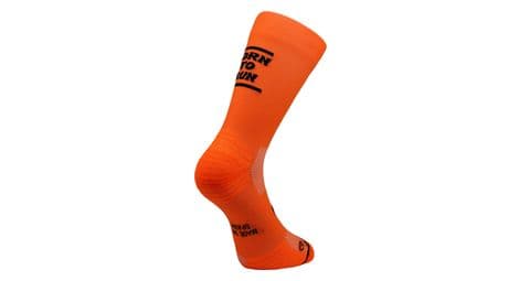 Chaussettes sporcks born to run orange