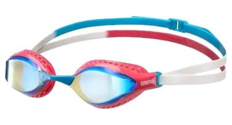 Lunettes de natation arena air speed mirror rouge / bleu