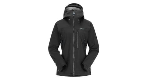 Veste imperméable rab firewall noir femme