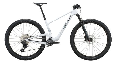 Scott Spark RC Comp mountainbike met Shimano 12-speed en 29-inch wielen, wit, 2027