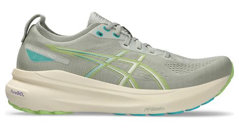 asics gel kayano 31 running schuhe grau grun blau herren