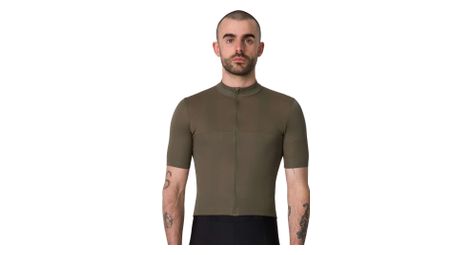 Maglia Rapha Brevet Element Khaki da uomo a maniche corte