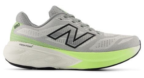 new balance fresh foam x 880 v15 gray yellow men s running shoes