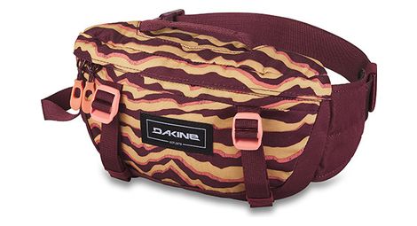 Ceinture banane dakine hot laps 1lochre strpe/port rouge / jaune