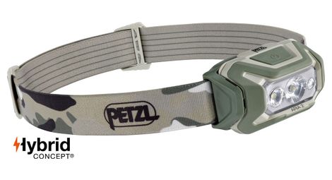 Lampe frontale petzl aria 2 rgb 450 lumens camo