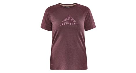 t shirt manches courtes craft adv trail wool femme blanc