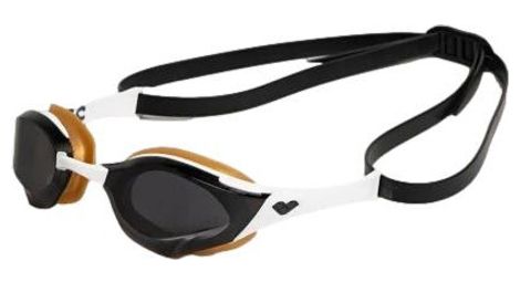 Lunette de natation arena cobra edge core swipe or / noir