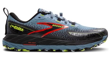 Brooks cascadia 18 uomo scarpe da trail grigio/blu