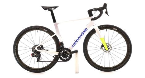 Produit reconditionné · Cannondale SuperSix EVO Carbon AXS 12V · Blanc / Vélo de route | Très bon état