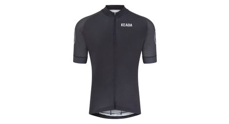 Maillot de cyclisme essentiel à manches courtes pour hommes - noir