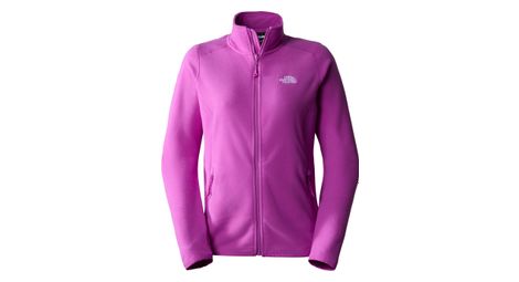 The north face 100 glacier full zip fleece women's purple