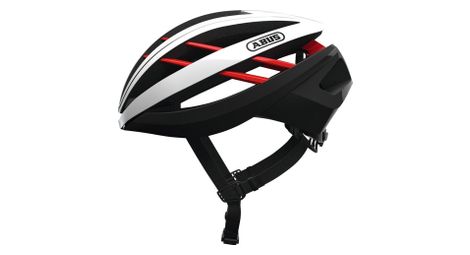 Casco abus aventor bianco rosso