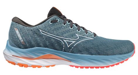 Scarpe da corsa mizuno wave inspire 19 blu arancione 43