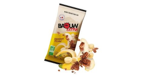 Barres energetiques baouw extra banane pecan 50g boite de 12 barres