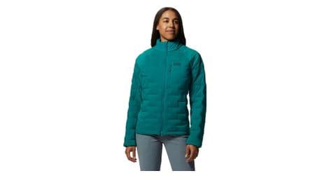 Daunenjacke women mountain hardwear stretchdown grün