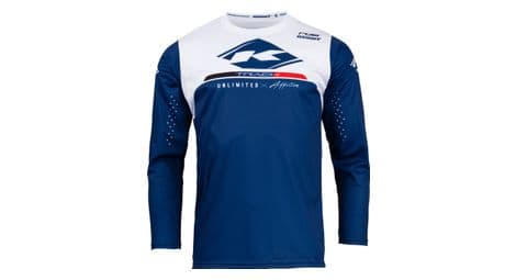 Maillot manches longues kenny track raw bleu marine