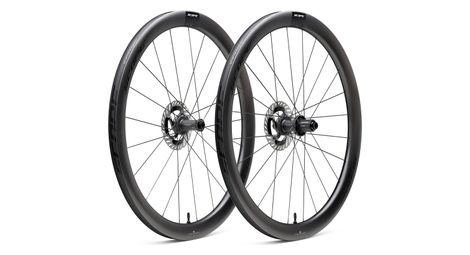 pair of scope r4 disc wheels 700mm 12x100 12x142mm centerlock black
