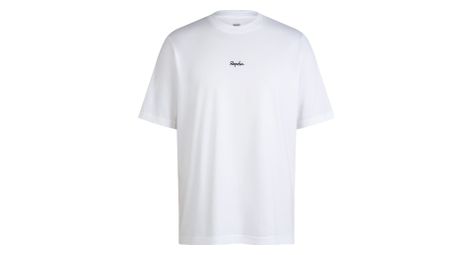 T-Shirt Rapha Cotton Regular Blanc/Noir Homme