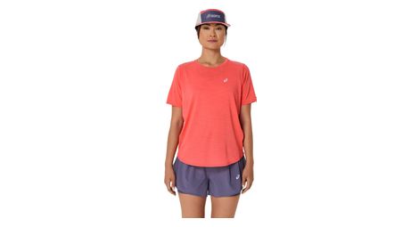 Maglia a maniche corte asics road coral donna