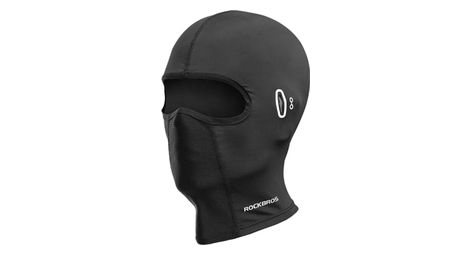 Cagoule balaclava de cyclisme noire avec ouverture pour lunettes