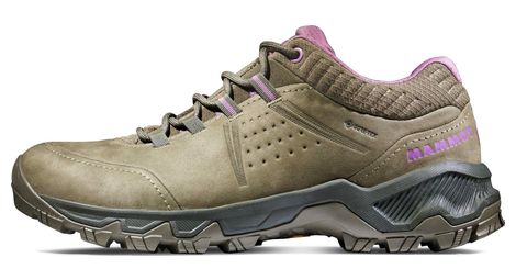 Chaussures de randonnee mammut nova iv low gtx vert violet femme