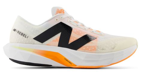 Zapatillas new balance fuelcell rebel v4 blanco/naranja hombre