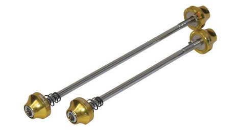 Tornillos de la rueda de las abrazaderas Halo Oro