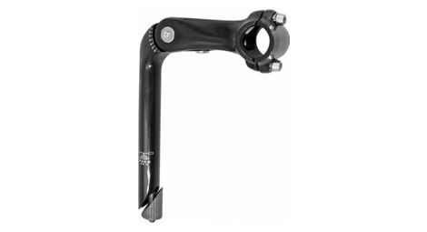 POTENCE CITY A PLONGEUR REGLABLE 22,2mm L 110mm NOIRE POUR CINTRE 25.4mm