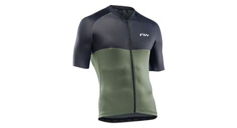 Maglia northwave blade a manica corta verde khaki s