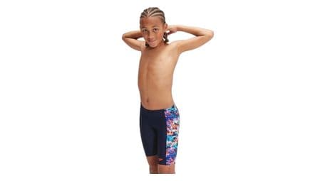 Maillot de bain speedo enfant jammer allover panel bleu marine/bleu