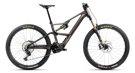 Vtt électrique tout-suspendu orbea rise lt m10 shimano deore xt/slx 12v 420 wh 29 gris cosmic carbon view 2025