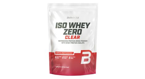Iso whey zero clear (1kg) - biotech usa - tropical -  clear whey