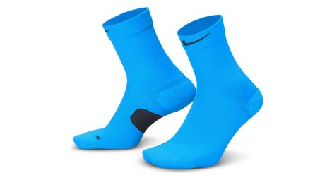 Chaussettes nike running midweight bleu