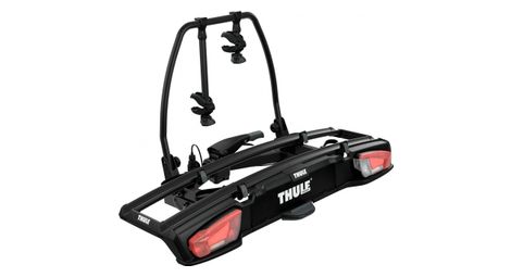 Thule VeloSpace XT Fahrradträger für Anhängerkupplung, 13-polig, 2 Fahrräder (kompatibel mit E-Bikes), schwarz