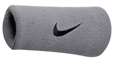 Bandeaux eponge poignet nike swoosh gris paire