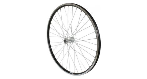 Roue vtt 26  p2r avant alu noir double paroi moy alu blocage