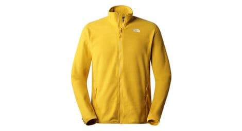 Polaire the north face 100 glacier homme jaune