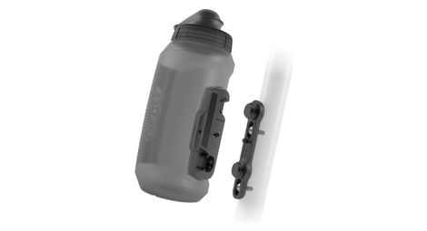 Bidón compacto fidlock twist 750 ml + fijación para base de bicicleta ahumado